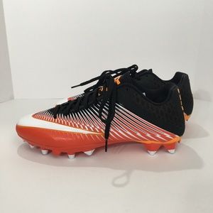 Nike Vapor Speed Orange Black Low Football Cleats